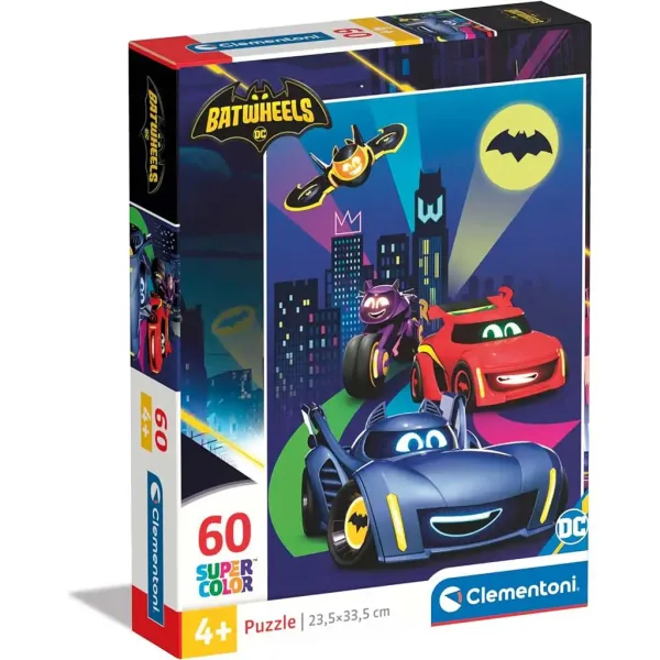 Batwheels 60-dielny Supercolor puzzle - Clementoni obrázok 1