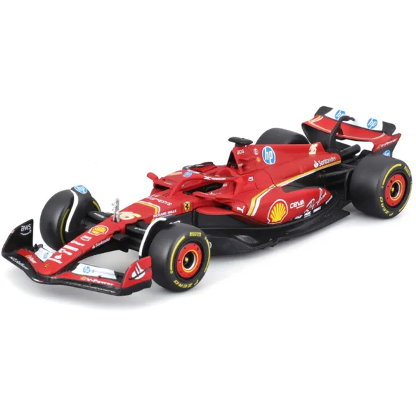 Bburago: Ferrari SF24 F1 pretekárske auto kovový model auta 1/43 obrázok 4