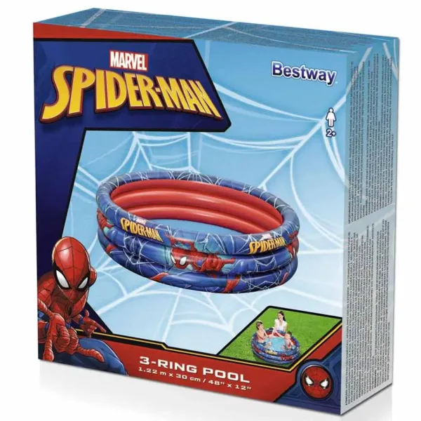Bestway: Marvel Spiderman detský bazénik Ø 122 x 25 cm obrázok 3