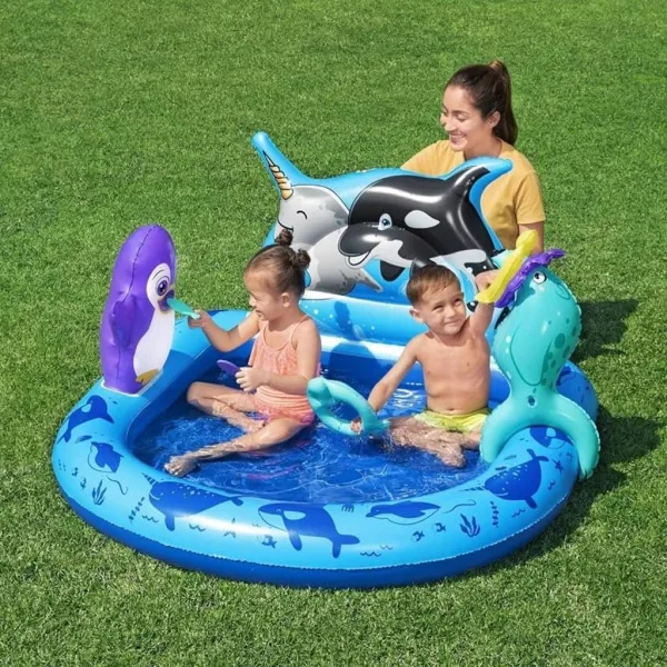 Bestway: Polar Pals nafukovacie hracie bazén 134×131×73 cm obrázok 2