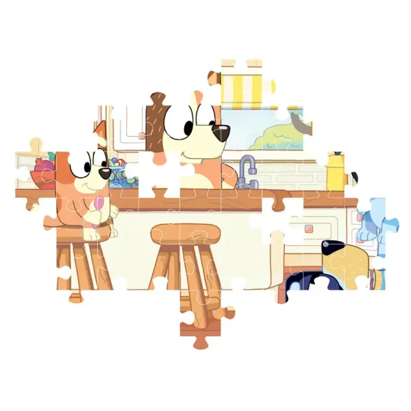 Bluey a jeho rodina 104 dielikové puzzle - Clementoni obrázok 3