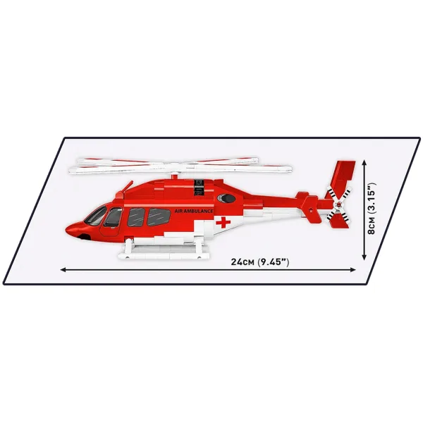 COBI: Bell 429 záchranársky vrtuľník stavebnica (26629) obrázok 4