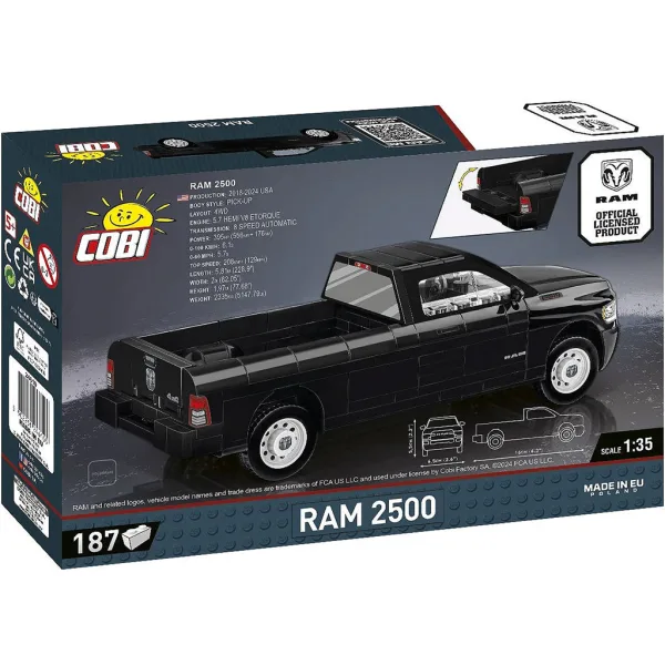 COBI: Stavebnica Dodge RAM 2500 (24610) obrázok 3