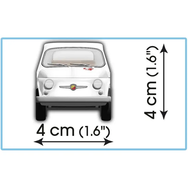 COBI: Stavebnica Fiat Abarth 595 (24524) obrázok 5