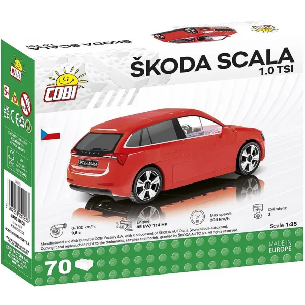COBI: Stavebnica Škoda Scala 1.0 TSI (24582) obrázok 3