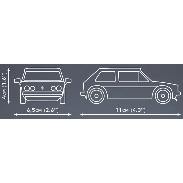 COBI: Stavebnica Volkswagen Golf GTI (24614) obrázok 4