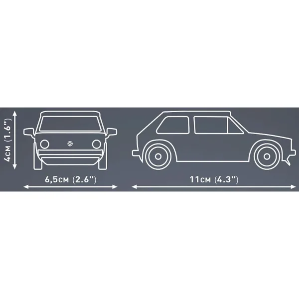 COBI: Stavebnica Volkswagen Golf Mk1 (24613) obrázok 4