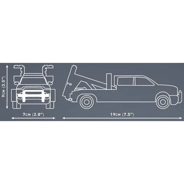 COBI: Stavebnica odťahové vozidlo Dodge RAM 3500 (24611) obrázok 5