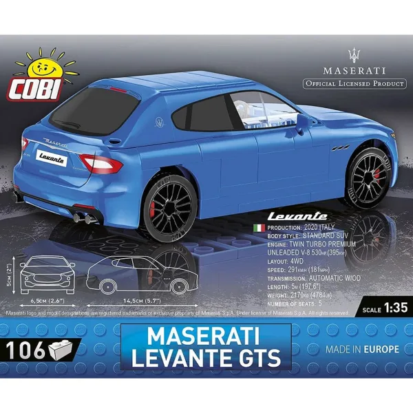 COBI: Stavebnica športového auta Maserati Levante GTS (24569) obrázok 4