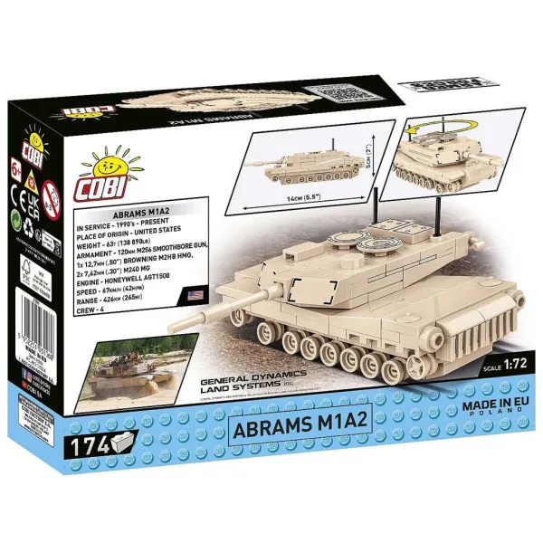 COBI: Stavebnica tanku Abrams M1A2 (3106) obrázok 5