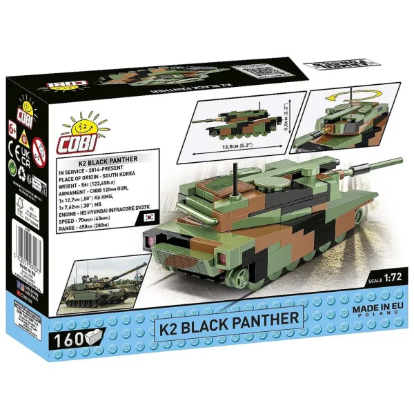 COBI: Stavebnica tanku K2 Black Panther (3107) obrázok 5