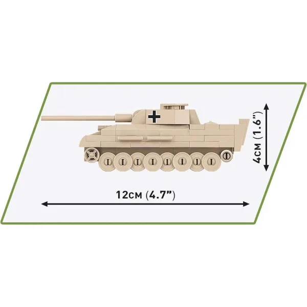 COBI: Stavebnica tanku Panzer V Panther (3099) obrázok 4