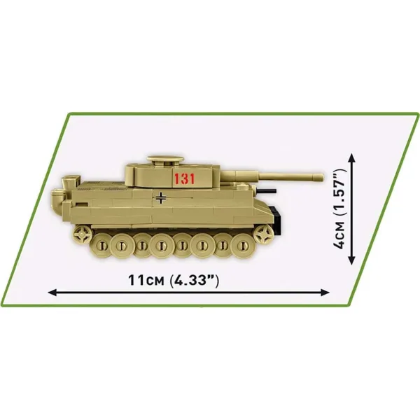 COBI: Tiger I 131 tank stavebnica (3095) obrázok 3