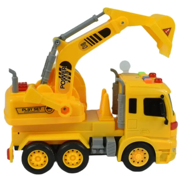 City Truck: Bágerový nákladný automobil so svetlom a zvukom 20cm obrázok 3