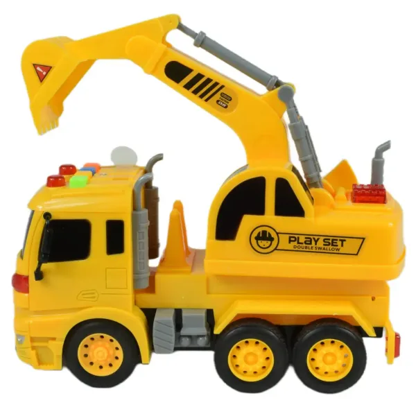 City Truck: Bágerový nákladný automobil so svetlom a zvukom 20cm obrázok 5