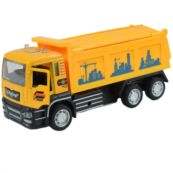 City Truck: Stavebný nákladný automobil na ťahanie v dvoch variantoch 14cm obrázok 2