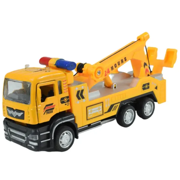 City Truck: Stavebný nákladný automobil na ťahanie v dvoch variantoch 14cm obrázok 5