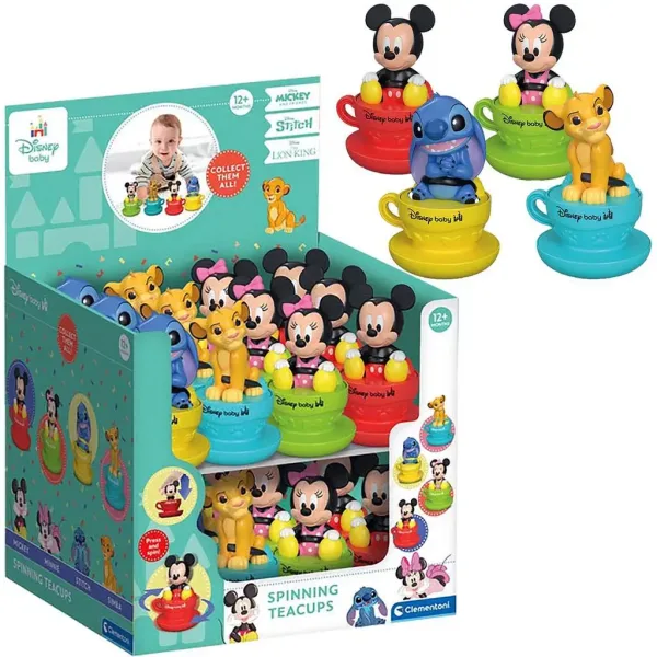 Clementoni Baby: Disney Baby otočné figúrky postavičiek v štyroch variantoch 1 ks obrázok 3
