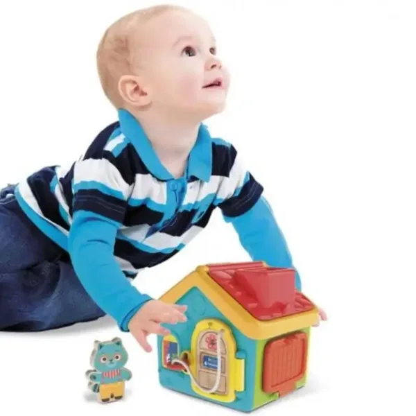 Clementoni Baby: Montessori domček s kľúčmi, súprava na rozvoj zručností obrázok 3