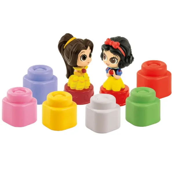 Clemmy: Disney Princess mäkké stavebné kocky - vývojová hračka - Clementoni obrázok 2