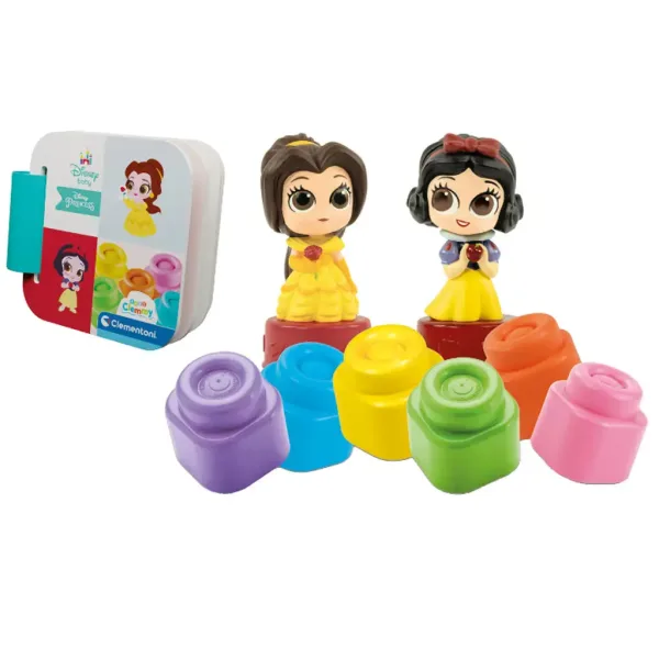 Clemmy: Disney Princess mäkké stavebné kocky - vývojová hračka - Clementoni obrázok 4