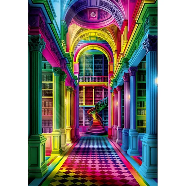 Colorbloom: Athenaeum 1000-dielikové puzzle - Clementoni obrázok 2