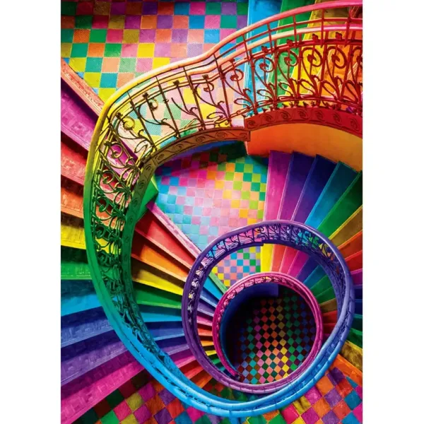 Colorboom Collection: Farebné schody 500-dielne puzzle - Clementoni obrázok 2