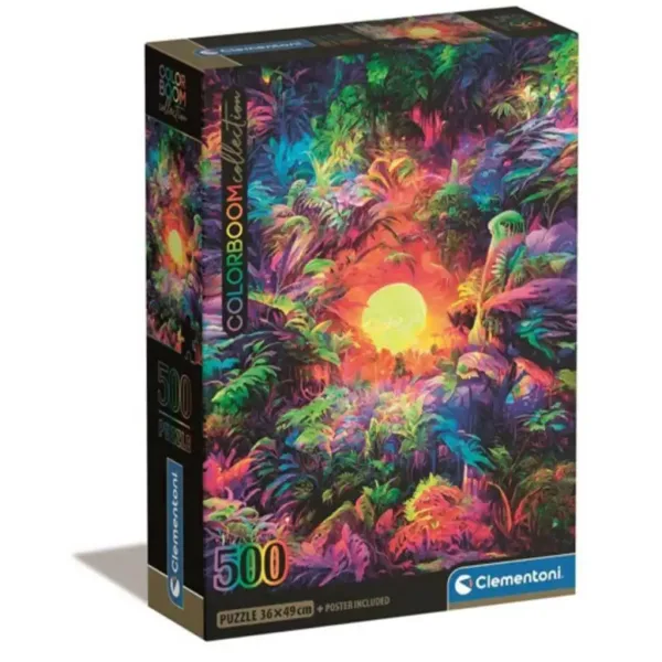 Colorboom Collection: Psychedelické 500-dielne Compact puzzle - Clementoni obrázok 1