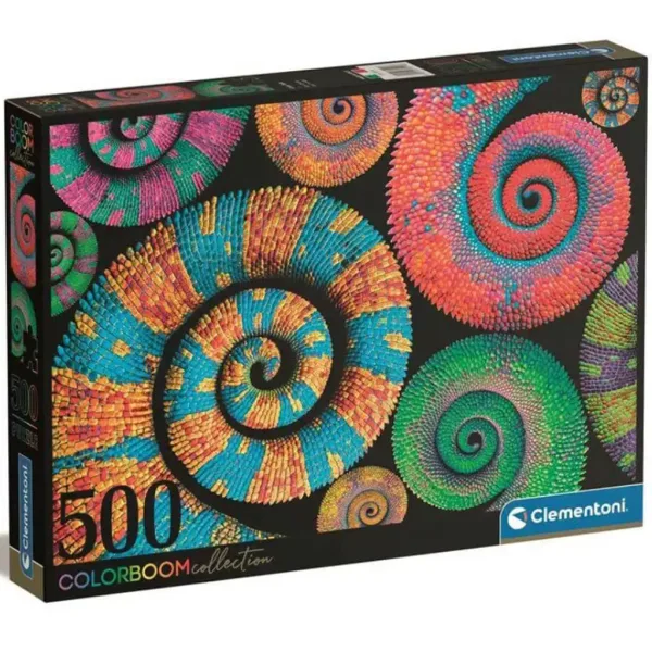 Colorboom: Puzzle s chameleónmi 500 ks - Clementoni obrázok 1