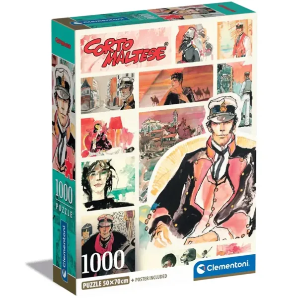 Corto Maltese 1000-dieliková puzzle - Clementoni obrázok 1