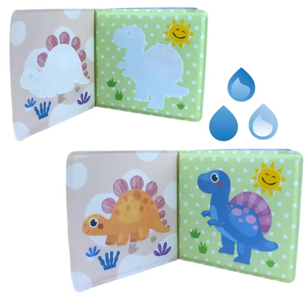 Detská kniha: Dinosaurie mäkká kniha na čmáranie 14x13cm obrázok 3