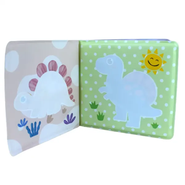 Detská kniha: Dinosaurie mäkká kniha na čmáranie 14x13cm obrázok 4