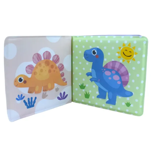 Detská kniha: Dinosaurie mäkká kniha na čmáranie 14x13cm obrázok 5
