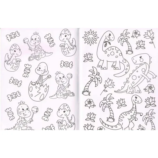 Diamantové omaľovánky - Dinosaury obrázok 2