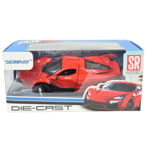 Die-Cast: Kovové luxusné športové auto s otvárateľnými dverami, v rôznych variantoch 12cm 1ks obrázok 20