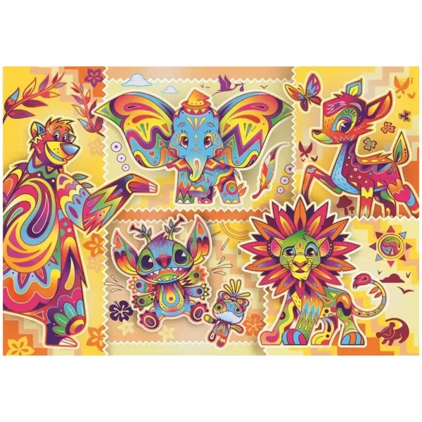 Disney+ - Klasické postavy 1000-dielne puzzle s plagátom - Clementoni obrázok 2