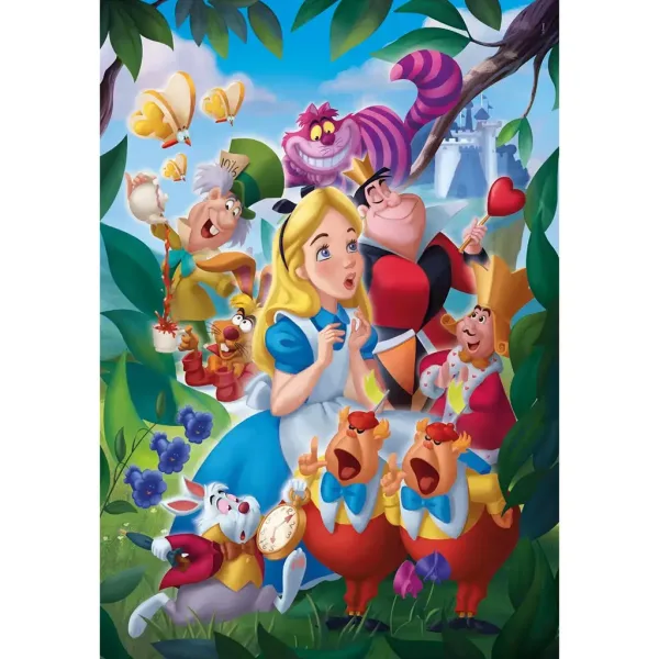 Disney: Alíz v krajine zázrakov 1000 kusov puzzle - Clementoni obrázok 2