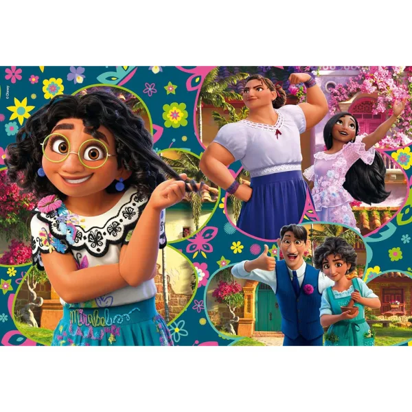 Disney Encanto 2 v 1, 108-dielne puzzle a omaľovánka 50x35 cm - Lisciani obrázok 2