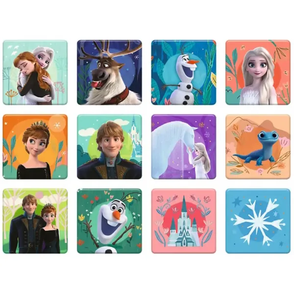 Disney: Ľadové kráľovstvo 2 - Puzzle a pamäťové karty 2 v 1 sade - Trefl: Princezné na svojej zemi obrázok 4