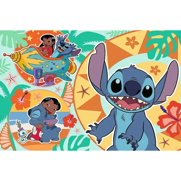 Disney: Lilo & Stitch šťastný deň 24-dielne Maxi puzzle - Trefl obrázok 2