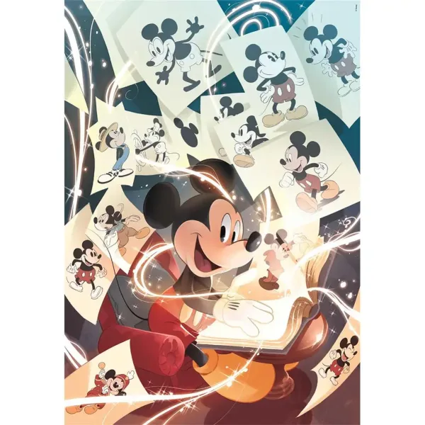 Disney: Mickey Mouse klasický 1000 dielikový Compact puzzle 50x70cm - Clementoni obrázok 2