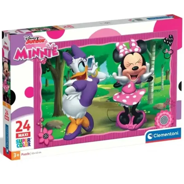 Disney Minnie Mouse 24-dielne maxi Supercolor puzzle – Clementoni