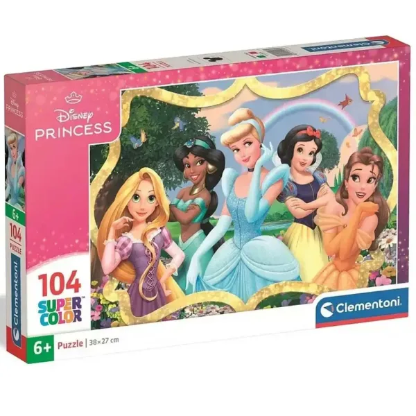 Disney+Princezné Úžasné princezné Supercolor 104-dielne puzzle - Clementoni obrázok 1