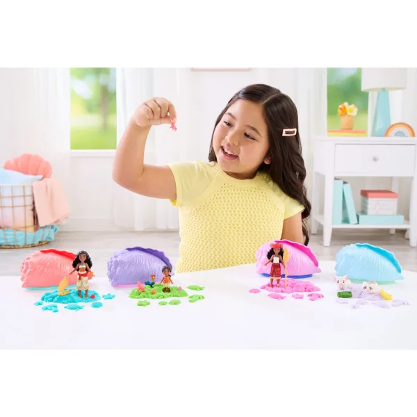 Disney Princezné: Vaiana mini prekvapenie s figúrkou na piesočnej plytčine - Mattel obrázok 4