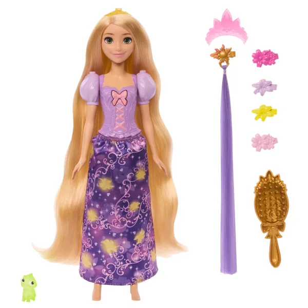 Disney Princezné Zlatovláska magická bábika s doplnkami - Mattel obrázok 3