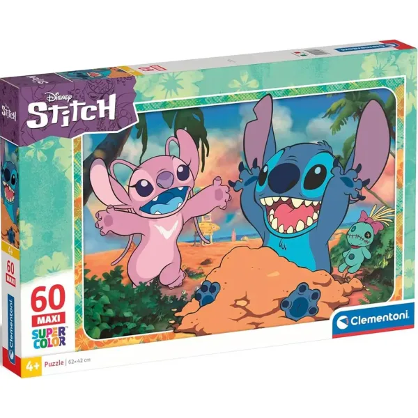Disney Stitch 60 ks maxi supercolor puzzle - Clementoni