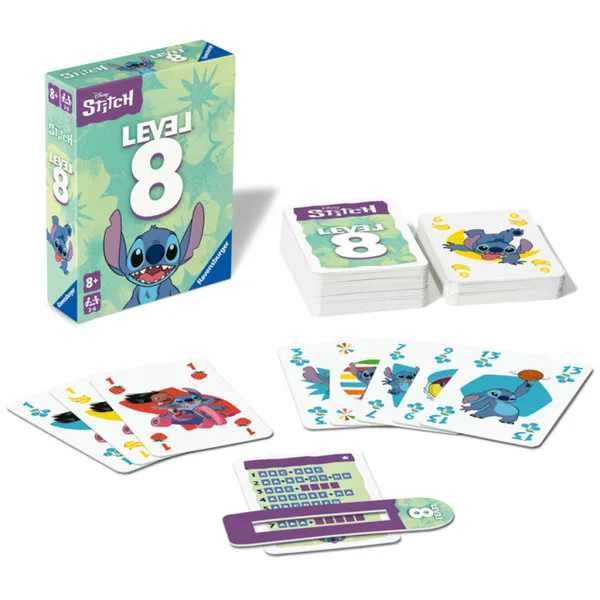 Disney Stitch Level 8 spoločenská hra - Ravensburger obrázok 2