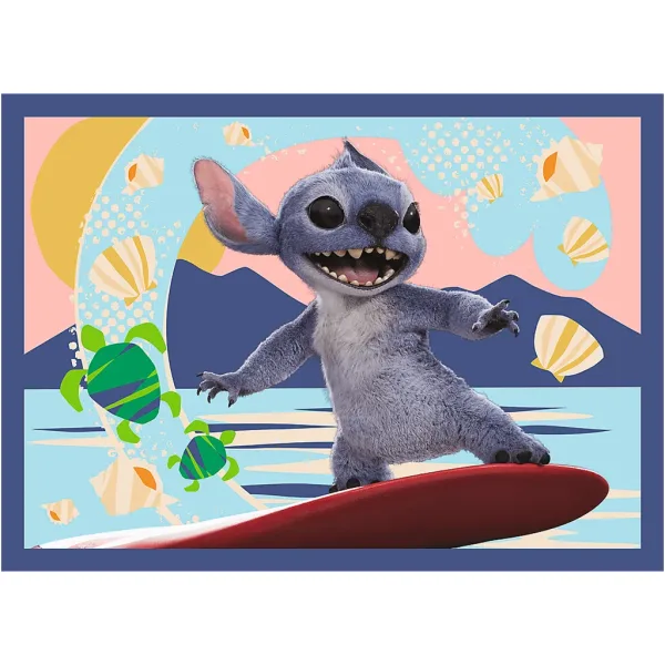 Disney: Stitchova dovolenka 4 v 1 puzzle - Trefl obrázok 4