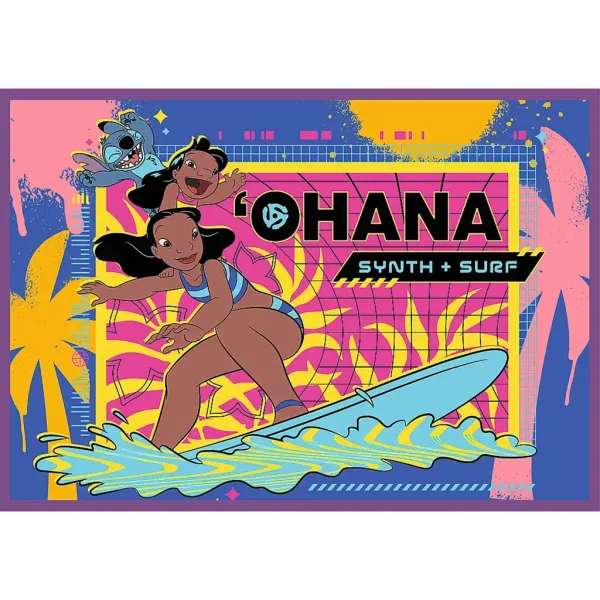 Disney: Úžasný Stitch 4x250-dielne puzzle - Trefl obrázok 4