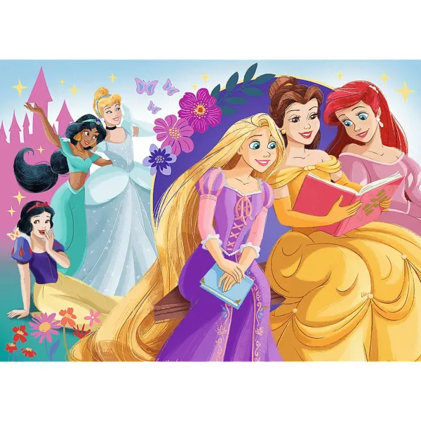 Disney princezné 100-dielne trblietavé puzzle - Trefl obrázok 2